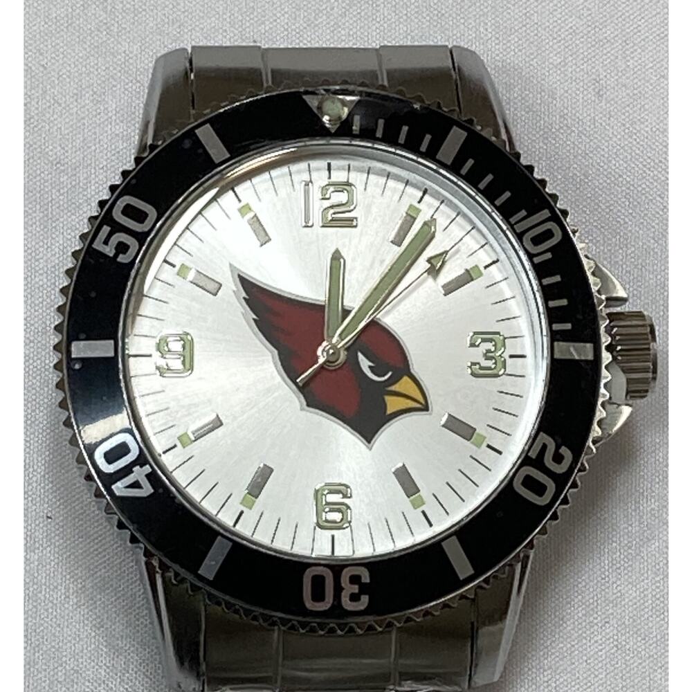 New Arizona Cardinals Sparo Key Style Men's Sports Watch Metal Band
